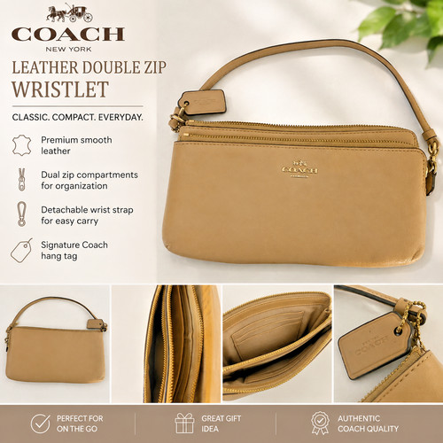 Coach portafoglio donna - portafoglio, zip