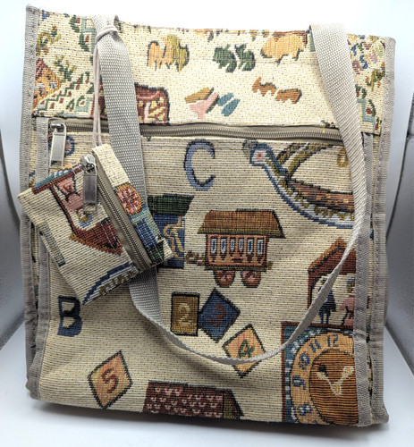Borsa tote vintage arazzo